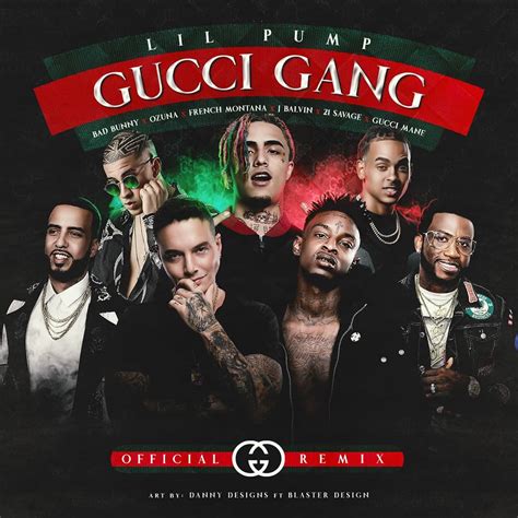 gucci gang white version|lil pump Gucci.